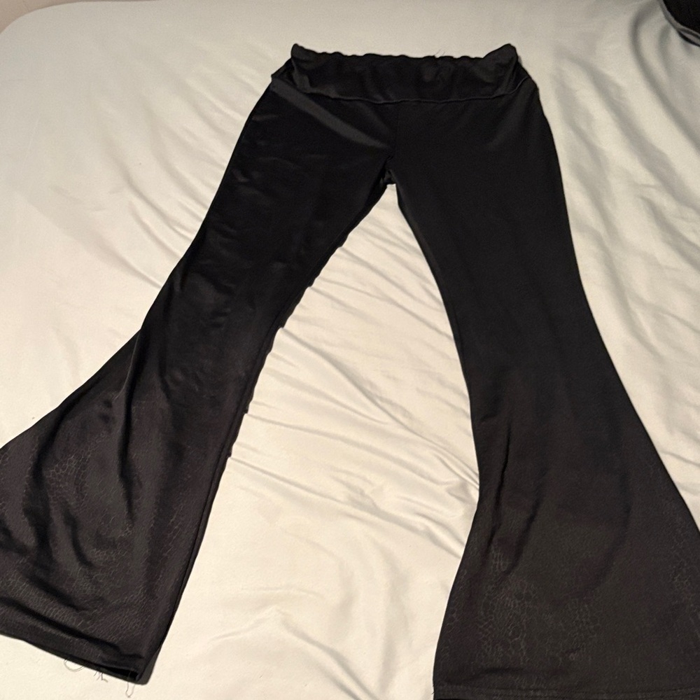 Black Flared Leggings